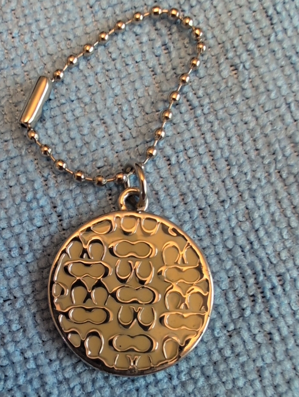 Coach Round Signature Hangtag
